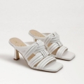 Sam Edelman | Men's Karsten Strappy Mule-White Leather