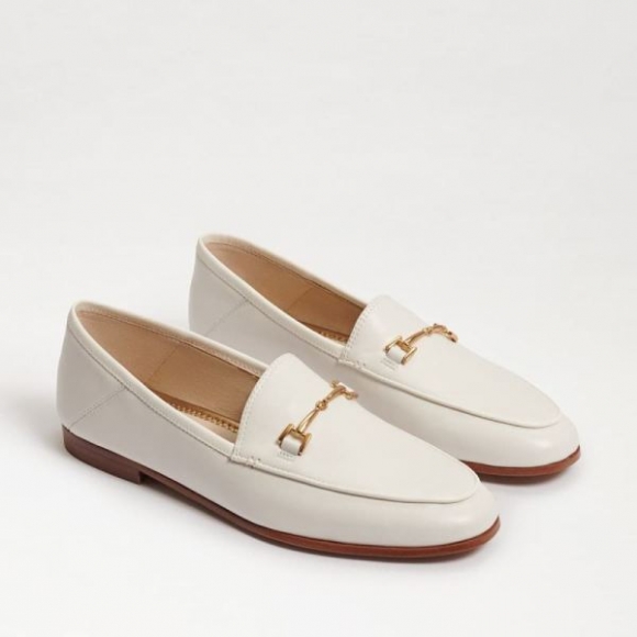 Sam Edelman | Men's Loraine Bit Loafer-Bright White Leather