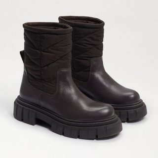 Sam Edelman | Men's Orleans Lug Sole Boot-Dark Brown