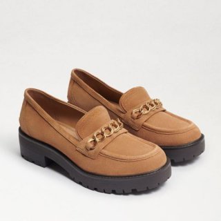 Sam Edelman | Men's Taelor Lug Sole Loafer-Camel Suede