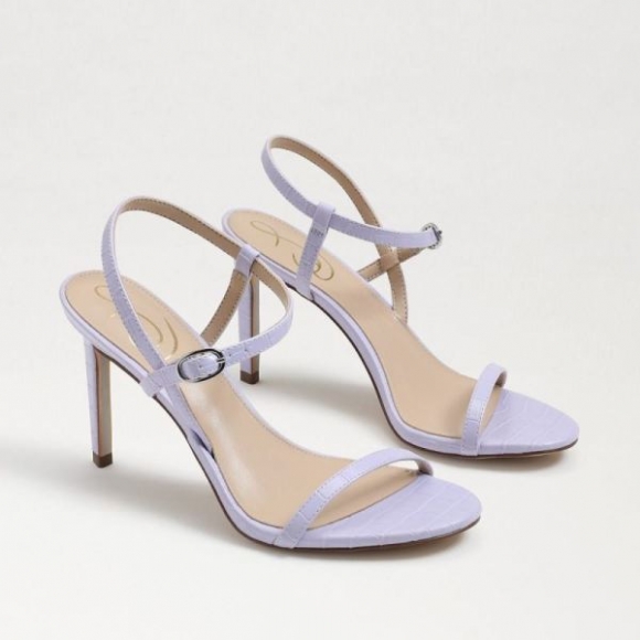 Sam Edelman | Men's Doran Strappy Heeled Sandal-Misty Lilac Croc