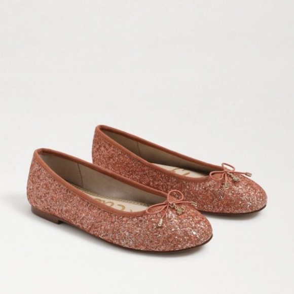 Sam Edelman | Kids Felicia Kids Ballet Flat-Canyon Clay Glitter