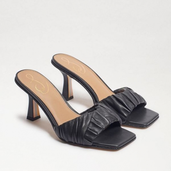 Sam Edelman | Men's Kittie Mule-Black Leather