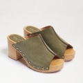 Sam Edelman | Men's Bardot Platform Mule-Mineral Green Suede