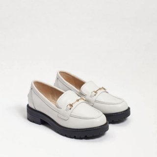 Sam Edelman | Kids Tully Kids Loafer-Bright White Box Leather