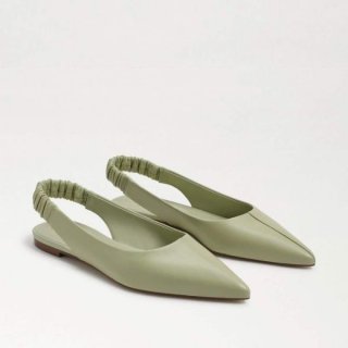 Sam Edelman | Men's Whitney Pointed Toe Slingback Flat-Pistachio Leather