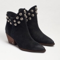 Sam Edelman | Men's Wildie Studded Western Bootie-Black Suede