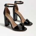 Sam Edelman | Men's Yaro Block Heel Sandal-Black Patent