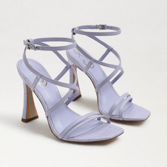 Sam Edelman | Men's Lela Strappy Heel-Misty Lilac Leather