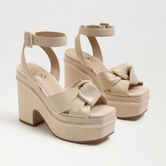 Sam Edelman | Men's Theresa Platform Block Heel-Summer Sand Leather