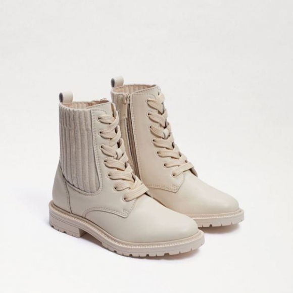 Sam Edelman | Kids Lydell Kids Combat Boot-Modern Ivory Leather