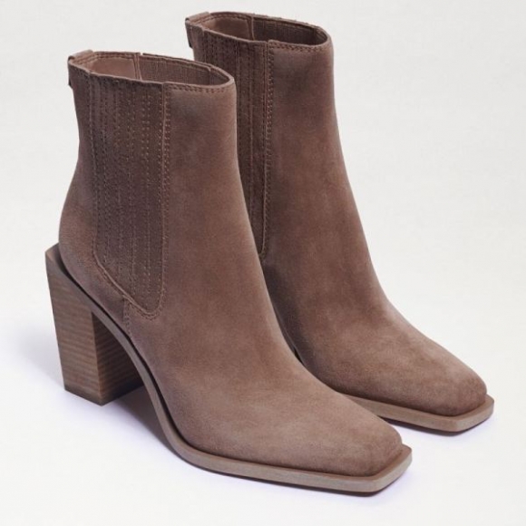 Sam Edelman | Men's Emalia Ankle Bootie-Deep Taupe Suede