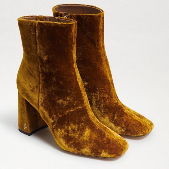 Sam Edelman | Men's Codie Ankle Bootie-Rust Velvet