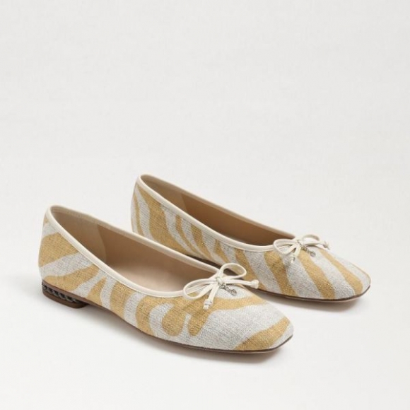 Sam Edelman | Men's Marisol Flat-Desert Sun Zebra Linen