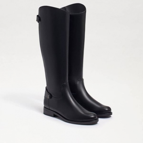 Sam Edelman | Men's Mikala Riding Boot-Black Leather