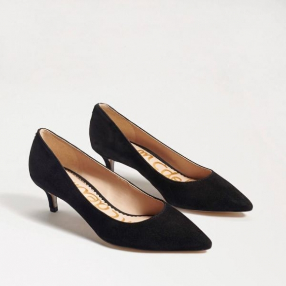 Sam Edelman | Men's Dori Kitten Heel-Black Suede