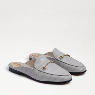 Sam Edelman | Men's Linnie Bit Mule-Pebble Grey Croc