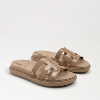 Sam Edelman | Men's Valeri Slide Sandal-Almond Patent