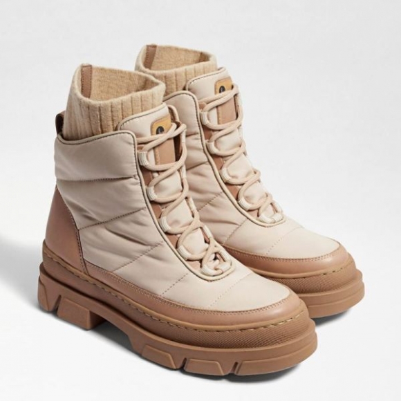 Sam Edelman | Men's Tabitha Puffer Lace Up Boot-Moonbeam