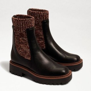 Sam Edelman | Men's Laguna Knit Chelsea Boot-Black Multi