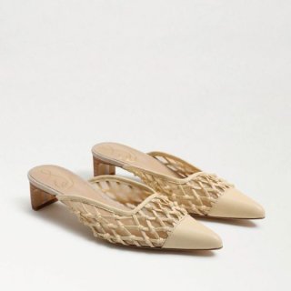 Sam Edelman | Men's Snyder Slip On Kitten Heel-Eggshell Weave