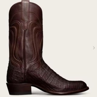 Men's Tecovas The Dillon-Mahogany Caiman