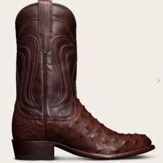 Men's Tecovas The Wyatt-Mahogany Ostrich