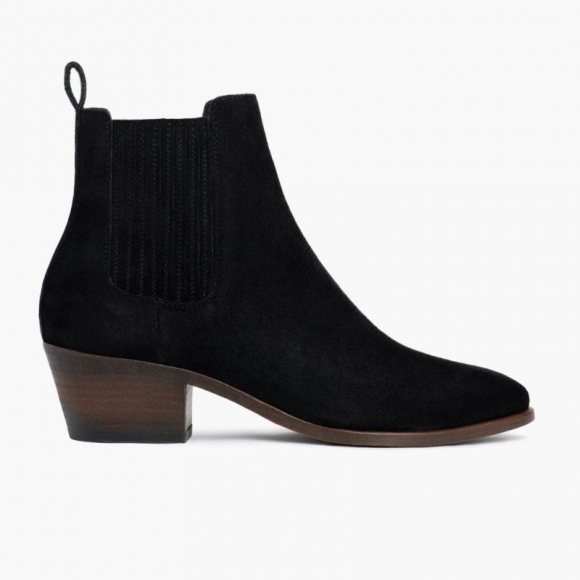 Thursday Dreamer Bootie - Black Suede | New Clearance