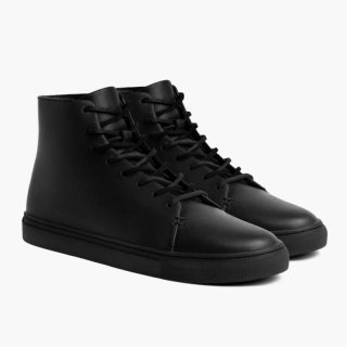 Thursday Premier High Top - Black Vachetta | New Clearance