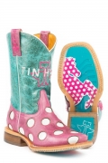 TIN HAUL | LITTLE GIRLS LITTLE MISS DOTTY WITH HORSE A DOT SOLE-PINK | CANADA OUTLET