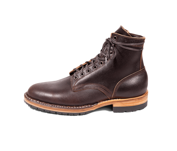 White's Boots | Men's MP-Sherman Plain Toe (Half Lug)-Dark Brown Waxed Flesh | Canada Outlet