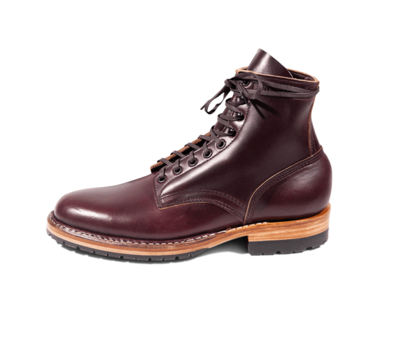 White's Boots | Men's MP-Sherman Plain Toe (Half Lug)-Burgundy Chromexcel | Canada Outlet