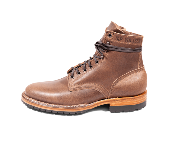 White's Boots | Men's MP-Sherman Plain Toe (Half Lug)-Natural Waxed Flesh | Canada Outlet