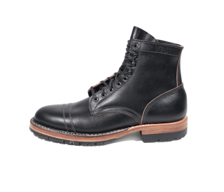 White's Boots | Men's MP-Sherman Toe Cap (Half Lug)-Black Waxed Flesh | Canada Outlet