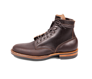 White's Boots | Men's MP-Sherman Plain Toe (Dainite Sole)-Dark Brown Waxed Flesh | Canada Outlet