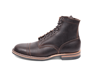 White's Boots | Men's MP-Sherman Toe Cap (Dainite Sole)-Dark Brown Waxed Flesh | Canada Outlet