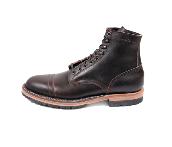 White's Boots | Men's MP-Sherman Toe Cap (Half Lug)-Dark Brown Waxed Flesh | Canada Outlet