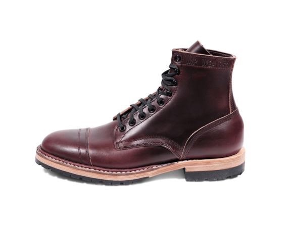 White's Boots | Men's MP-Sherman Toe Cap (Half Lug)-Burgundy Chromexcel | Canada Outlet