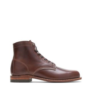 WOLVERINE | MEN'S 1000 MILE PLAIN-TOE ORIGINAL BOOT-Brown