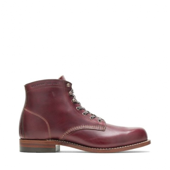 WOLVERINE | MEN'S 1000 MILE PLAIN-TOE ORIGINAL BOOT-Cordovan No. 8