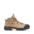 WOLVERINE | MEN'S DURANT WATERPROOF STEEL-TOE WORK BOOT-Light Brown/Orange