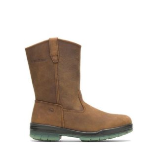 WOLVERINE | MEN'S DURASHOCKS INSULATED WATERPROOF WELLINGTON-Stone