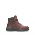 WOLVERINE | MEN'S MARQUETTE STEEL-TOE 6" WORK BOOT-Walnut