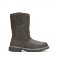 WOLVERINE | MEN'S FLOORHAND WATERPROOF 10" WELLINGTON-Dark Brown