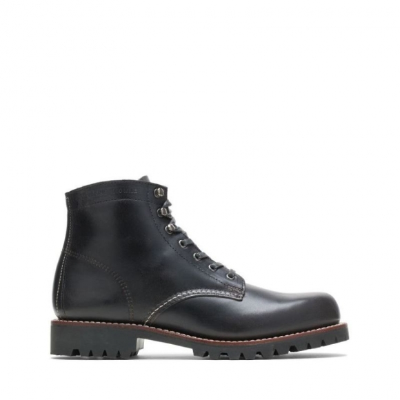 WOLVERINE | MEN'S 1000 MILE PLAIN-TOE RUGGED BOOT-Black