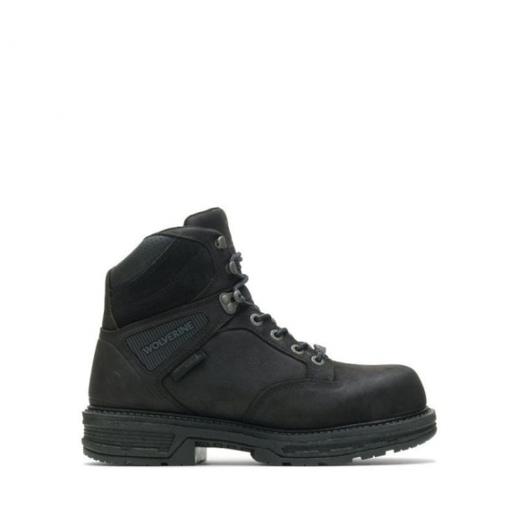 WOLVERINE | MEN'S HELLCAT ULTRASPRING 6" CARBONMAX WORK BOOT-Black