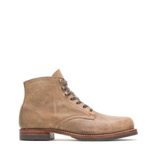 WOLVERINE | MEN'S ROUGH OUT - 1000 MILE PLAIN-TOE CLASSIC BOOT-Rough Out