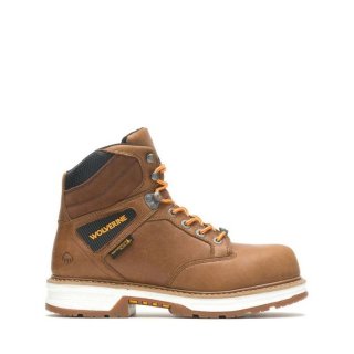 WOLVERINE | MEN'S HELLCAT ULTRASPRING 6" WORK BOOT-Beeswax