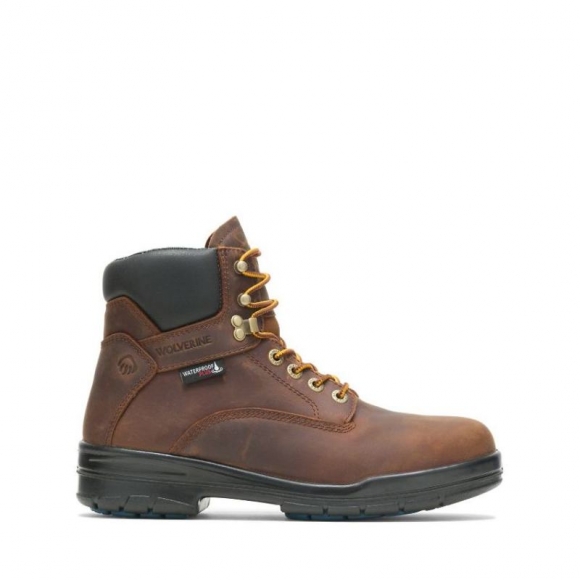 WOLVERINE | MEN'S DURASHOCKS SR 6" STEEL TOE BOOT-Dark Brown