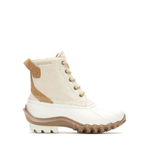 WOLVERINE | WOMEN'S TORRENT WATERPROOF DUCK BOOT-Ivory